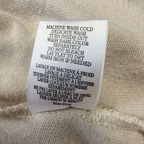 Z Supply Women's Sand Marled Hooded Open Front Cardigan Lightweight Size M - Picture 11 of 14